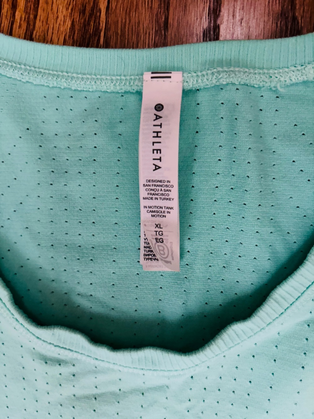 Athleta Mint Green   Tank,XL - Picture 4 of 4